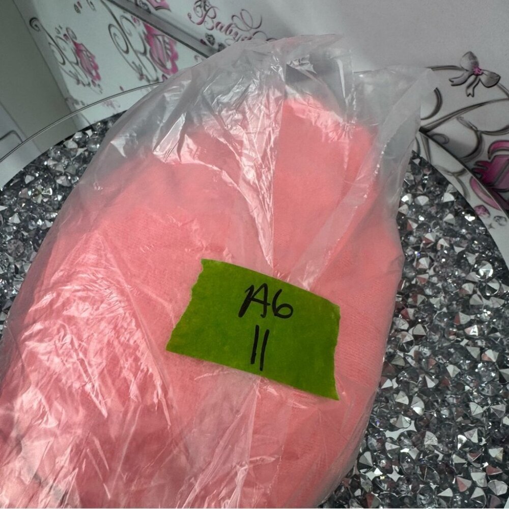 SO Coral Women's Sweatshirt pullover neon sweater long sleeves coral pink orange - Picture 8 of 8